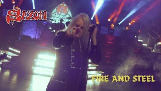 SAXON  Fire And Steel Official Video [upl. by Rehtul]