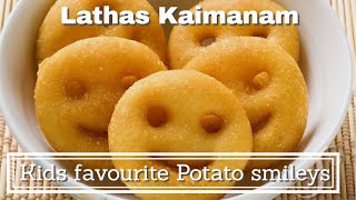 Potato smileys in tamilPotato snack in tamilHow to make potato smiles at homemccain smiles recipe [upl. by Noswal937]