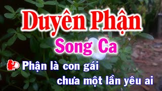 Karaoke Duyên Phận Song Ca Nhạc Sống l Nhật Nguyễn [upl. by Katzen760]