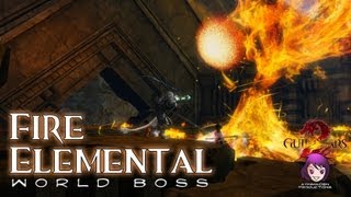 Guild Wars 2  World Boss  Fire Elemental [upl. by Reel288]