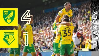 CITY RUN RIOT AT CARROW ROAD  HIGHLIGHTS  Norwich City 41 Watford [upl. by Chevy471]