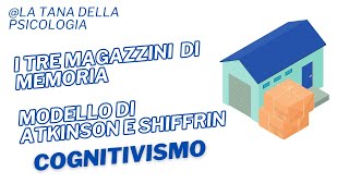 IL COGNITIVISMO 4 I TRE MAGAZZINI DI MEMORIA MODELLO DI ATKINSON E SHIFFRIN [upl. by Anum]