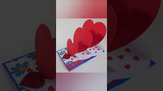 Beautiful popup heart card for your Scrapbook by ornatzbyhritika diy craft shorts [upl. by Herwin]