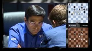 Magnus Carlsen vs Viswanathan Anand  FINAL GAME  World Chess Championship 2014 [upl. by Waters]