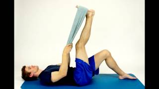 HAMSTRING STRETCH WITH TOWEL hep2go [upl. by Jaquenette]