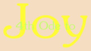 Ode to Joy 4 4 Odes to Joy 4 of 4 with score [upl. by Lledniw]