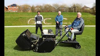 From Edgbaston to Glodwick Glodwick CC Oldham purchase an Allett Regal 36 for their outfield [upl. by Hazel]