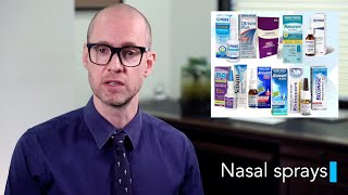 How to use a nasal spray properly  correct and incorrect ways [upl. by Sirrah]