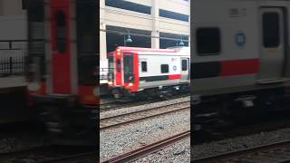 MNRR M8s 9355 on the newhavenline bypass New Roc mta metronorth youtubeshorts railfanning [upl. by Huntlee]