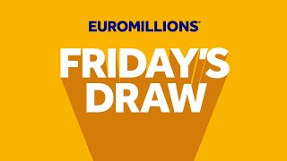 The National Lottery EuroMillions draw results from Friday 09 August 2024 [upl. by Carpio]