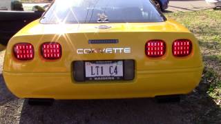 95 C4 Corvette LED Brake Light Conversion [upl. by Ettelrats]