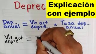 Como calcular la DEPRECIACION de Activos Fijos en Colombia [upl. by Paulie]