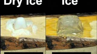 Sublimation vs Melting Time Lapse Dry ice vs Ice [upl. by Chester]