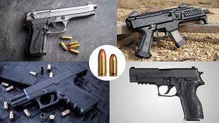 Las 15 Mejores Armas Calibre 9mm [upl. by Bradski]