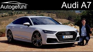 Audi A7 Sportback FULL REVIEW allnew 20182019 neu  Autogefühl [upl. by Barbabra]