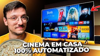 A ALEXA CONTROLA TUDO  Meu Cinema em Casa Automatizado [upl. by Fancy577]