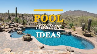 Pool Design Ideas Freeform Desert Oasis  California Pools amp Landscape [upl. by Gnolb]