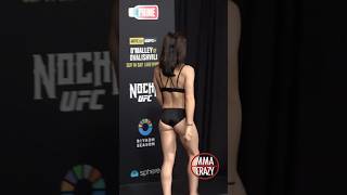 Alexa Grasso weighs in for NOCHE UFC 306 ufc306 alexagrasso [upl. by Nereus]