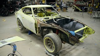 Building an LS Swapped 240z in less than 4 minutes 4K [upl. by Ybeloc]