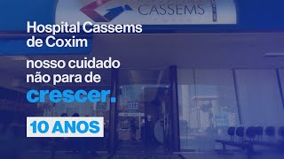 Hospital Cassems de Coxim  10 anos de cuidado [upl. by Alyad]