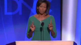 Michelle Obama at the 2008 DNC [upl. by Lozar107]