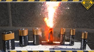 4 Experiments with Batteries We Explores Battery Explosion Battery Blast amp More In This Experiment [upl. by Janette612]