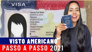 COMO PREENCHER A DS160  PASSO A PASSO COMPLETO  FORMULÁRIO PARA O VISTO AMERICANO 2021 [upl. by Jammie]