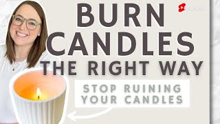 Candle Burning Tips  How to make your Candles last longer short [upl. by Iilek560]