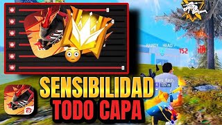 SENSIBILIDAD  BOTÓN PERFECTO FREE FIRE🎯SIN DPI PARA DAR TODO ROJO NUEVA ACTUALIZACIÓN 2024✅ [upl. by Anagnos]