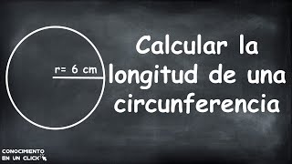 Cómo CALCULAR la LONGITUD de una CIRCUNFERENCIA ¡En TAN SÓLO 3 minutos [upl. by Uy]