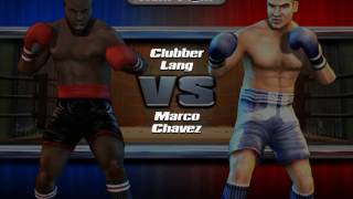 Rocky legends PS2 Clubber Lang vs Marco Chavez Career Clubber Lang [upl. by Londoner]