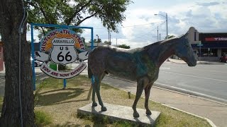 ROUTE 66 AMARILLO TEXAS USA [upl. by Market81]