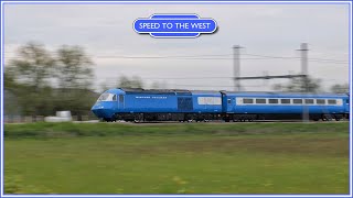 Blue Pullman HST Speeds To The West  The Cornish Coastal Pullman  29th May 2021 [upl. by Maryjane]