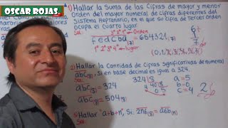 Cifras de Mayor y Menor Orden y Significativas Ejercicio 1 y 2 Aplicando Orden y Lugar de Las Cifras [upl. by Ambert]