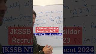 JKSSB Naib Tehsildar Recruitment 2024 naibtehsildarjkssb jkssb jkssbnt nt [upl. by Davita]