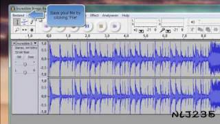 Tutorial Audacity  How to fix a little error in your mp3 file HD [upl. by Cataldo450]