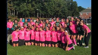 Longmeadow field hockey hosts Play 4 the Cure game [upl. by Urbannal]