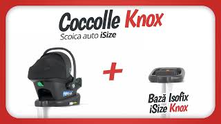 Prezentare Scoica Auto Coccolle Knox iSize plus Baza Isofix [upl. by Nolak40]