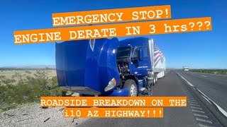 Engine derate in 3hrs plus engine lights onFind out why trucking otr owneroperator kenworth [upl. by Lanae]