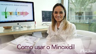 Como usar o Minoxidil [upl. by Bose]