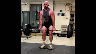 400x4 Deficit Deadlift  Team Blaha Client Jordan bodybuilding [upl. by Ggerc]