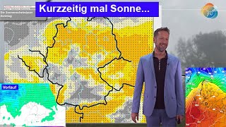 Kurzzeitig mal Sonne abseits der Alpen Bald neues Hoch Wettervorhersage 311008112024 [upl. by Arutek]