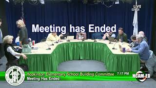 Elementary School Building Committee February 6 2024 [upl. by Anaeco]