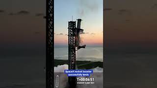 SpaceX rocket booster successfully lands 🤯 [upl. by Stuart965]