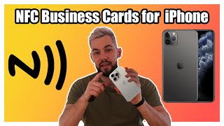 How to make Smart NFC Business Cards for iPhone Full Tutorial [upl. by Sessler901]