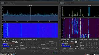 wfview showing IC7850 and IC7610 Synchronized Tuning [upl. by Redlac223]