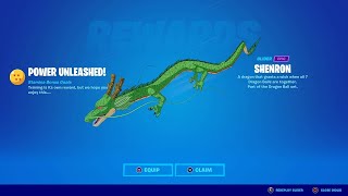 How To Get Dragon Ball Power Bundle FREE In Fortnite Free Shenron Glider Bundle Boosting Ki Emote [upl. by Keiryt]