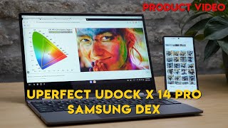 UPERFECT UDock X 14 Pro Wireless LapDock DeX Monitor TouchScreen  Monitor Product Video [upl. by Haerb375]