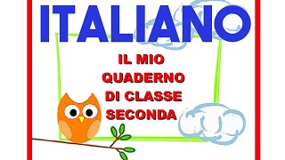 Il mio primo quaderno di ITALIANO classe seconda [upl. by Sclar]