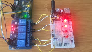 HOW TO INTERFACE 5V 4 CHANNEL RELAY MODULE WITH ARDUINO [upl. by Ragouzis]